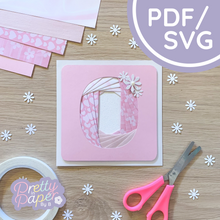 Load image into Gallery viewer, Number Pattern Bundle | Printable Document Download | SVG Cut File | Card Making Template
