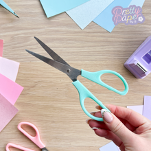 Load image into Gallery viewer, Iris Folding Scissors | Pastel Scissors | Papercraft Card Making Tools | Beginner Craft Supplies
