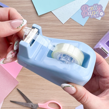 Load image into Gallery viewer, Blue Paper Craft Tape Dispenser
