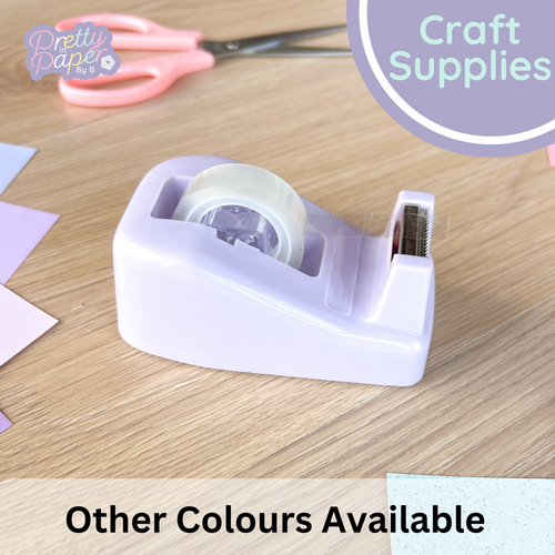 Pastel Paper craft dispenser and three rolls of tape 