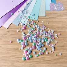 Load image into Gallery viewer, Pearl Gem Mix – Magical Mermaid, 3–10mm, 15g – Craft Embellishments
