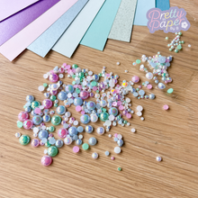 Load image into Gallery viewer, Pearl Gem Mix – Magical Mermaid, 3–10mm, 15g – Craft Embellishments
