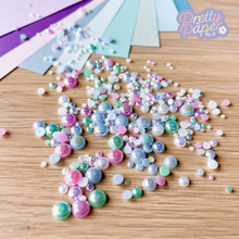 Load image into Gallery viewer, Pearl Gem Mix – Magical Mermaid, 3–10mm, 15g – Craft Embellishments
