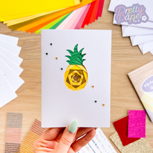 Load image into Gallery viewer, Pineapple Iris Folding Card Kit
