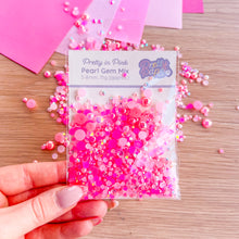 Load image into Gallery viewer, Pearl Gem Mix – Pretty in Pink, 3–8mm, 15g – Craft Embellishments
