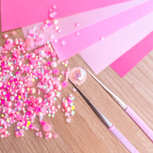 Load image into Gallery viewer, Pearl Gem Mix – Pretty in Pink, 3–8mm, 15g – Craft Embellishments
