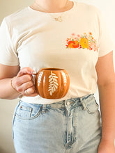 Load image into Gallery viewer, Pumpkin Meadow Short Sleeved T-Shirt | Organic Cotton | Women S-2XL
