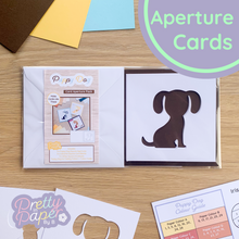 Load image into Gallery viewer, Puppy Dog Aperture Cards
