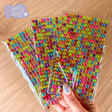 Load image into Gallery viewer, Adhesive Gem Embellishments - Rainbow 5mm
