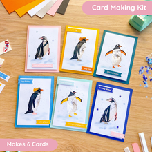 Load image into Gallery viewer, Penguin Card Making Kit
