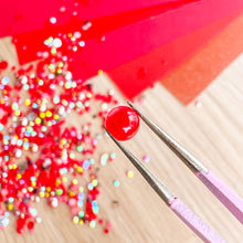 Load image into Gallery viewer, Red Pearl Gem Mix – Scarlet Secrets, 3–8mm, 15g – Craft Embellishments
