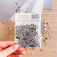 Load image into Gallery viewer, Pearl Gem Mix – Silver Jewels, 3-8mm, 15g – Craft Embellishments
