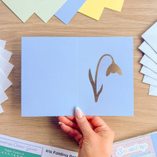 Load image into Gallery viewer, Mini Snowdrop Card Apertures A6 (Pack of 6) | Coloured Card Blanks &amp; Envelopes x6
