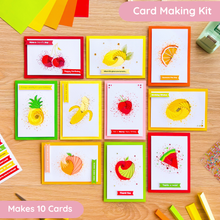 Load image into Gallery viewer, Summer Fruits Card Making Kit - Makes ten cards
