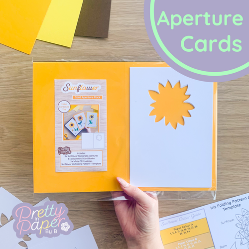Card Aperture Packs | Iris Folding | Aperture Card Blanks – Pretty In ...