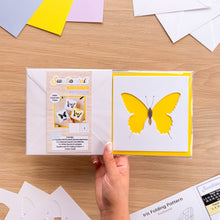 Load image into Gallery viewer, Swallowtail butterfly aperture card pack in packaging
