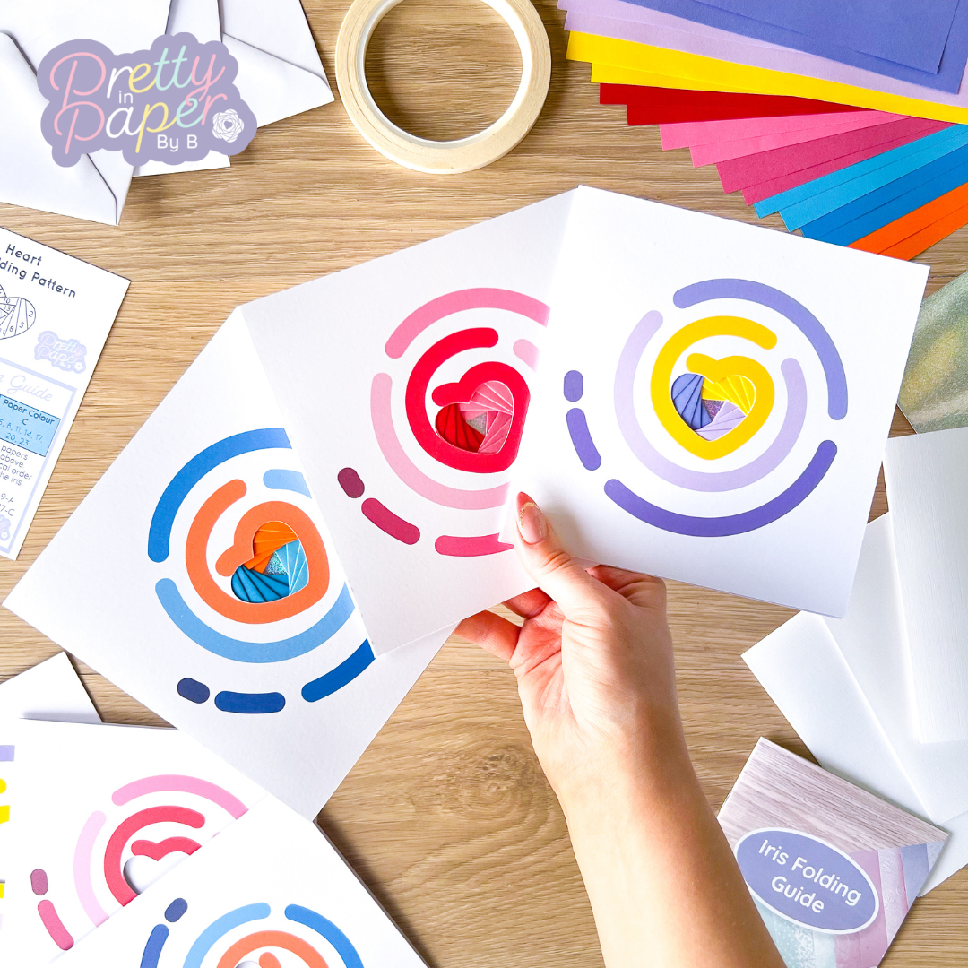 Sweet Heart Card Making Kit - three cards
