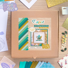 Load image into Gallery viewer, Teapot craft kit green tea edition
