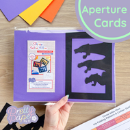 Three wise men silhouette aperture card pack