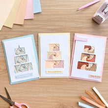 Load image into Gallery viewer, FREE GIFT Tiered Cake Card Apertures

