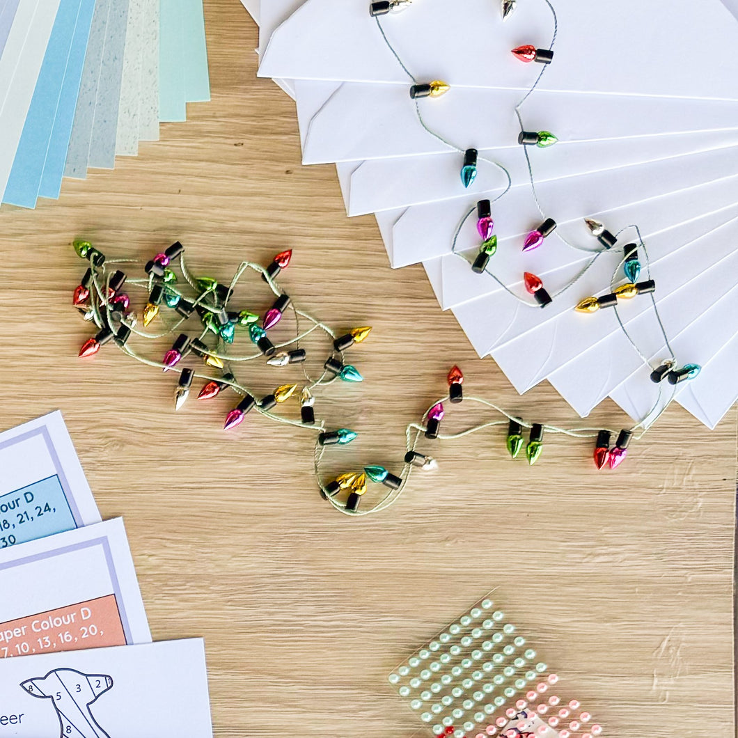 Light Bulb Garland Embellishments - Christmas decoration