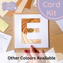 Load image into Gallery viewer, Alphabet Letter E Card Making Kit
