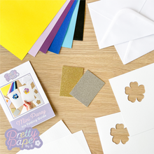 Load image into Gallery viewer, Iris Folding Card Making Kit Mini Pansy | Flower Craft Kit Beginners

