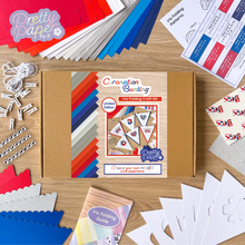 Load image into Gallery viewer, Coronation bunting craft kit
