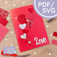 Heart Iris Folding Pattern