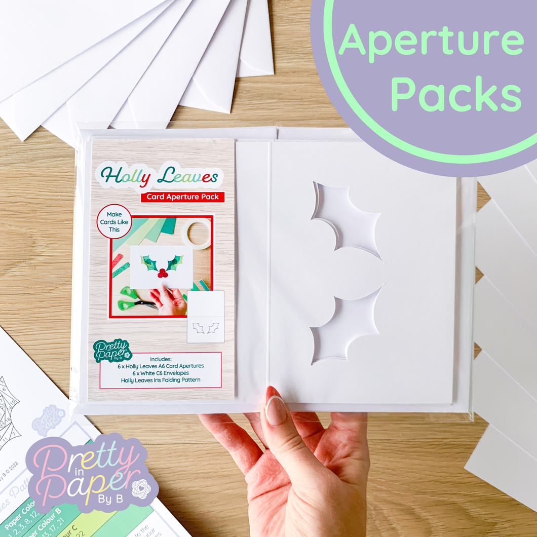 Holly card aperture pack