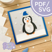 Load image into Gallery viewer, Iris Folding Penguin Template
