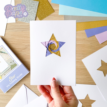Load image into Gallery viewer, Star iris folding card kit
