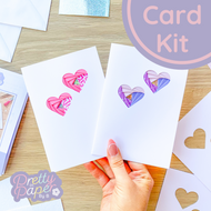 Heart card making kit