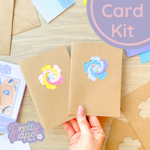 Load image into Gallery viewer, iris folding flower card kit
